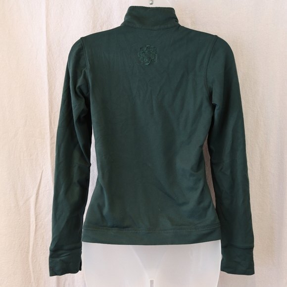 Lucy Green Flare-Leg Track Suit Lounge Set XS Full-Zip Jacket & Pants Retro - Picture 5 of 16